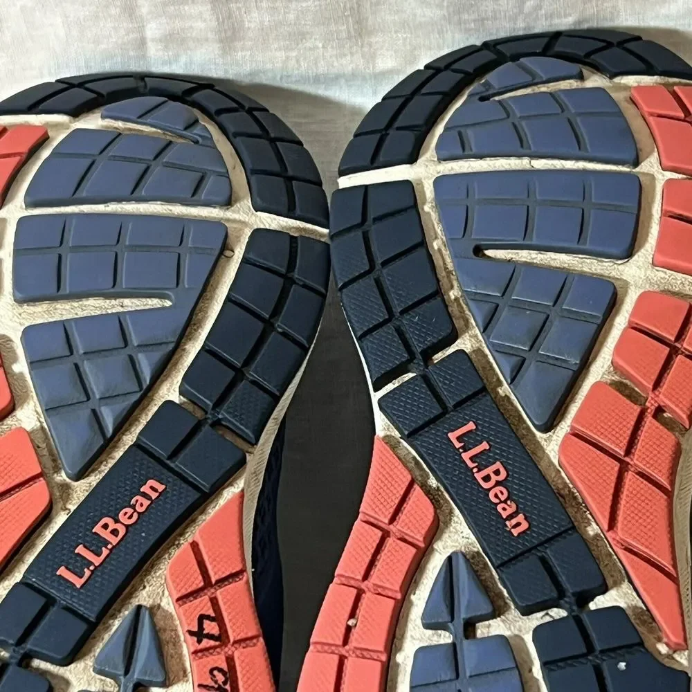 LL Bean Women's Boundless Fitness Sz 8.5‎ 504626 Blue Lace Up Sneakers Shoes